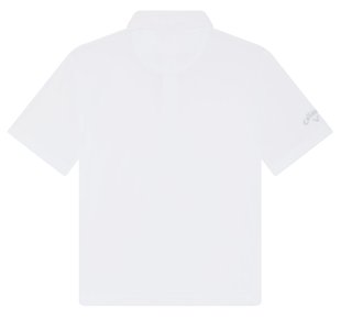 Callaway Unisex Solid dětské polo, bílé