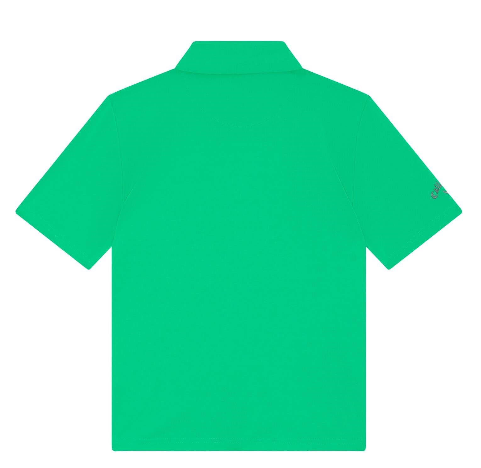 Callaway Unisex Solid dětské polo, zelené