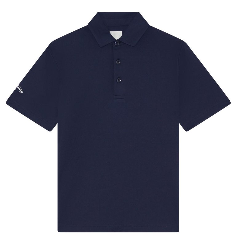 Callaway Unisex Solid dětské polo, tmavě modré