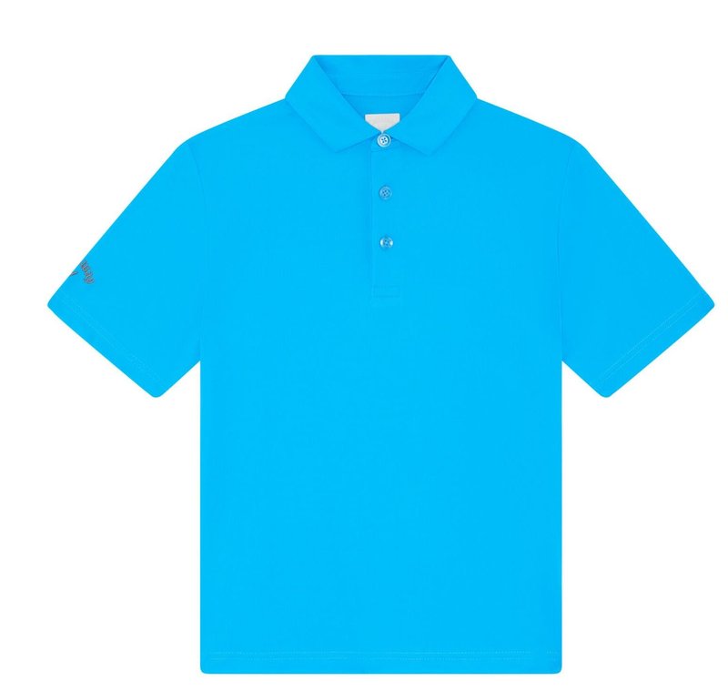Callaway Unisex Solid dětské polo, modré