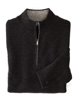Callaway Premium Cashmere  pánský svetr, flannel heather