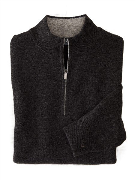Callaway Premium Cashmere  pánský svetr, flannel heather