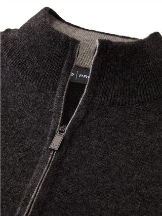Callaway Premium Cashmere  pánský svetr, flannel heather