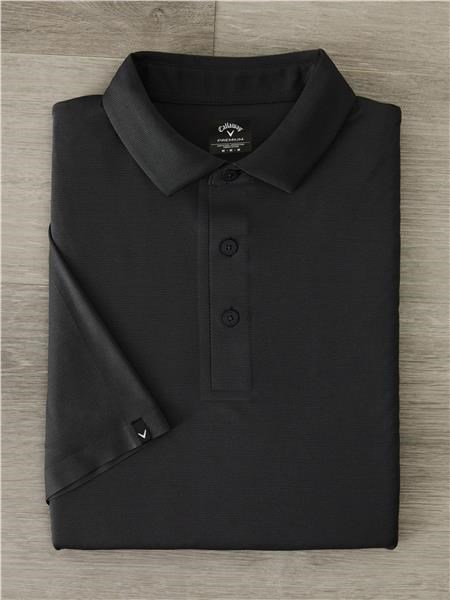 Callaway Premium Jacquard pánské polo, caviar