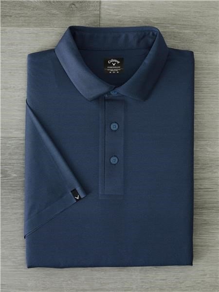 Callaway Premium Jacquard pánské polo, peacoat