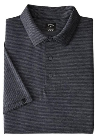 Callaway Premium Fine Line pánské polo, ebony heather
