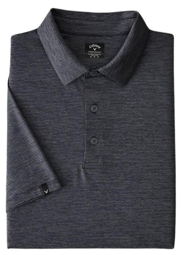 Callaway Premium Fine Line pánské polo, ebony heather
