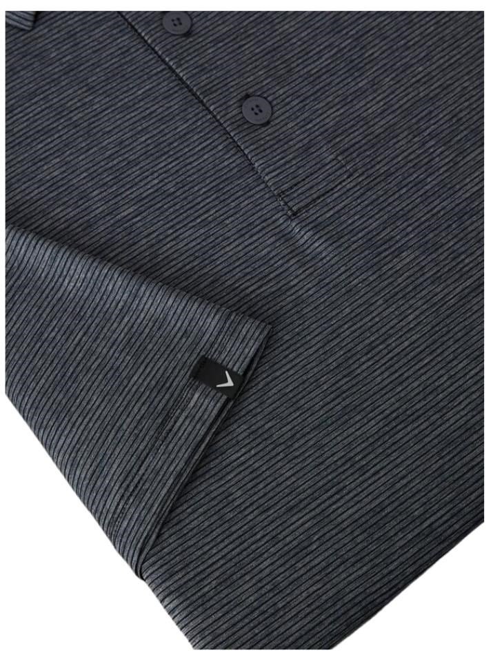 Callaway Premium Fine Line pánské polo, ebony heather