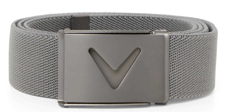 Callaway V-Logo Web pánský opasek, šedý