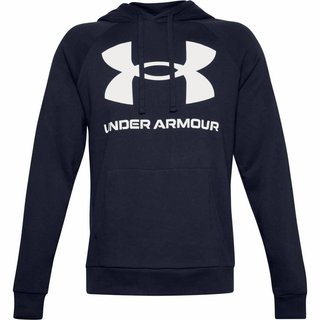 Under Armour Rival Fleece Big Logo Hoodie pánská mikina, modrá