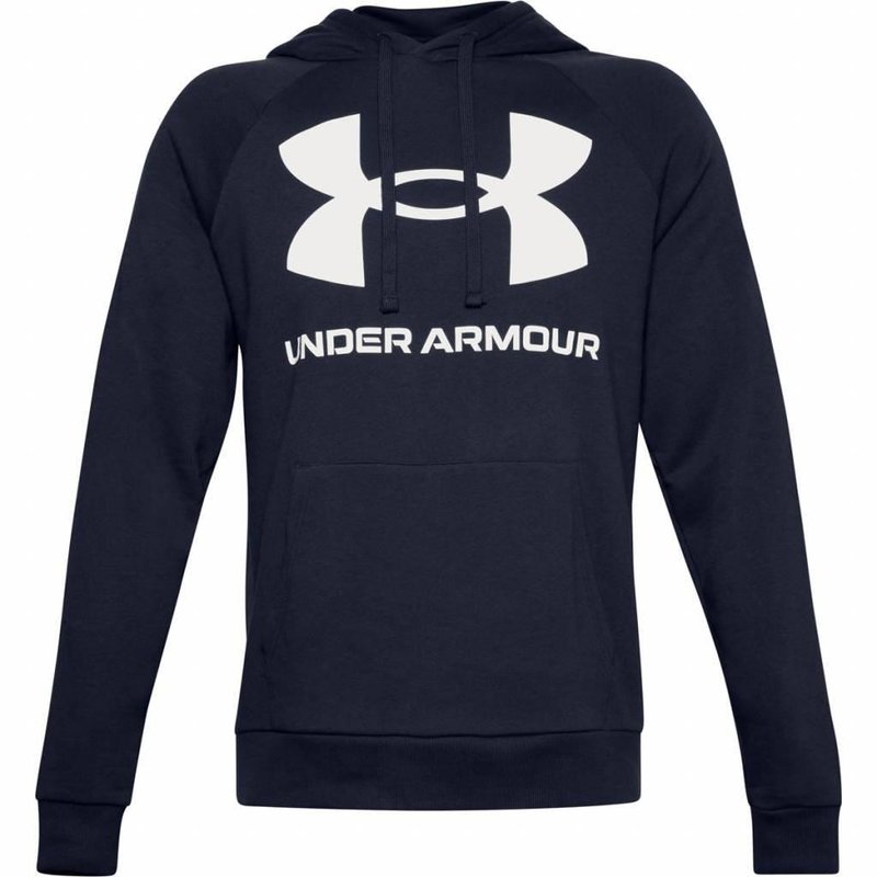 Under Armour Rival Fleece Big Logo Hoodie pánská mikina, modrá
