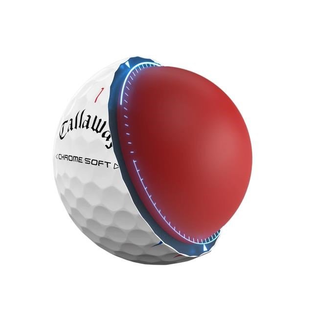 Callaway Chrome Soft Triple Track golfové míčky 3+1 zdarma