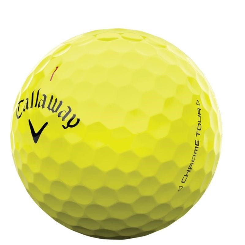 Callaway Chrome Tour golfové míčky, žluté