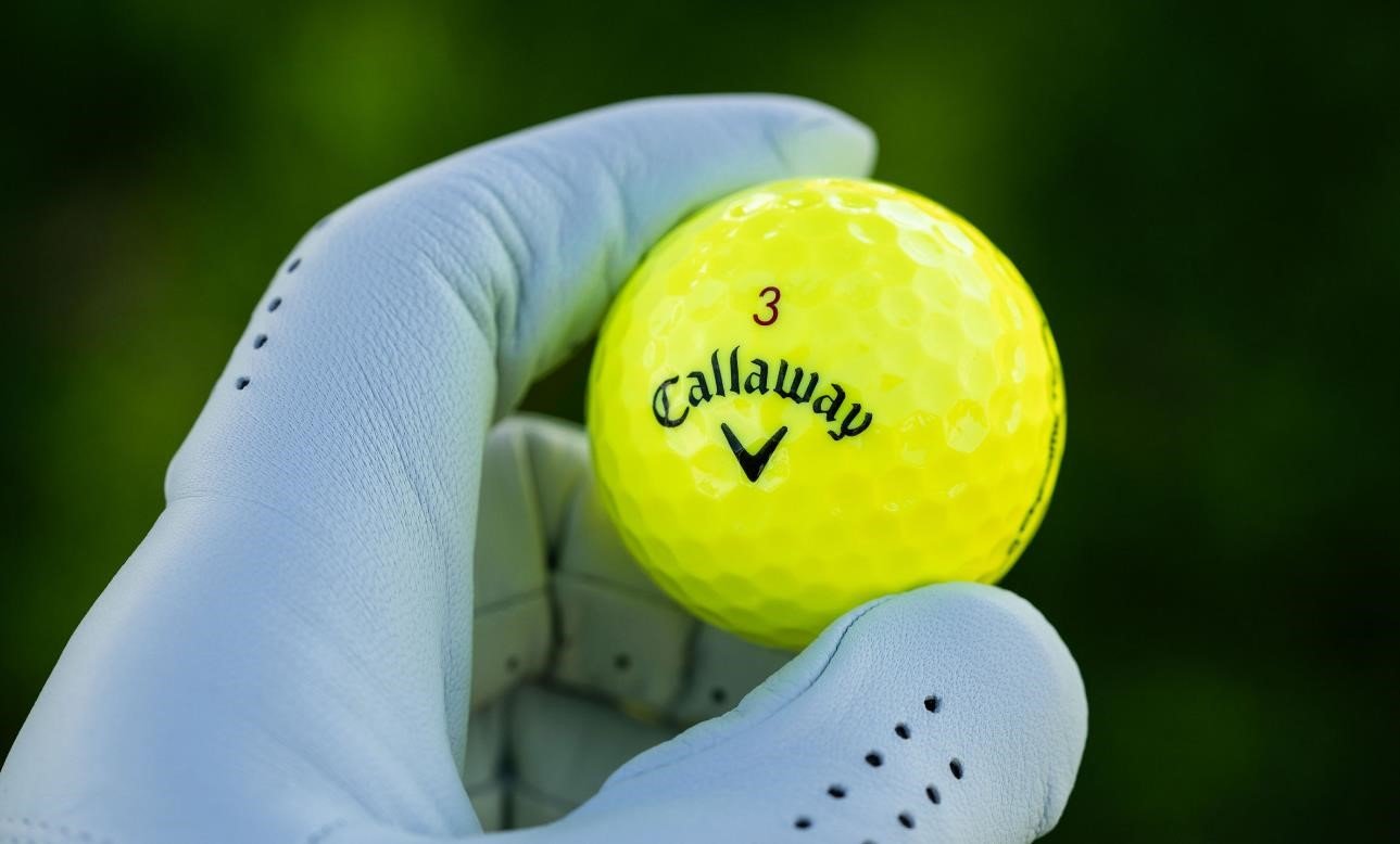 Callaway Chrome Tour golfové míčky, žluté