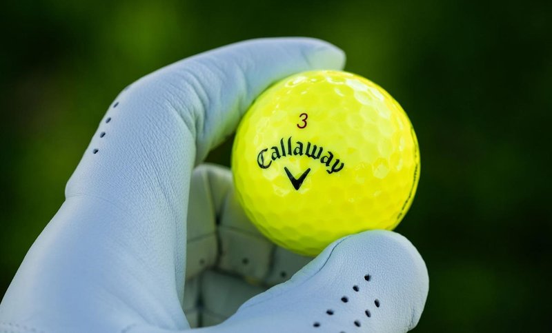 Callaway Chrome Tour golfové míčky, žluté