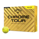 Callaway Chrome Tour golfové míčky, žluté