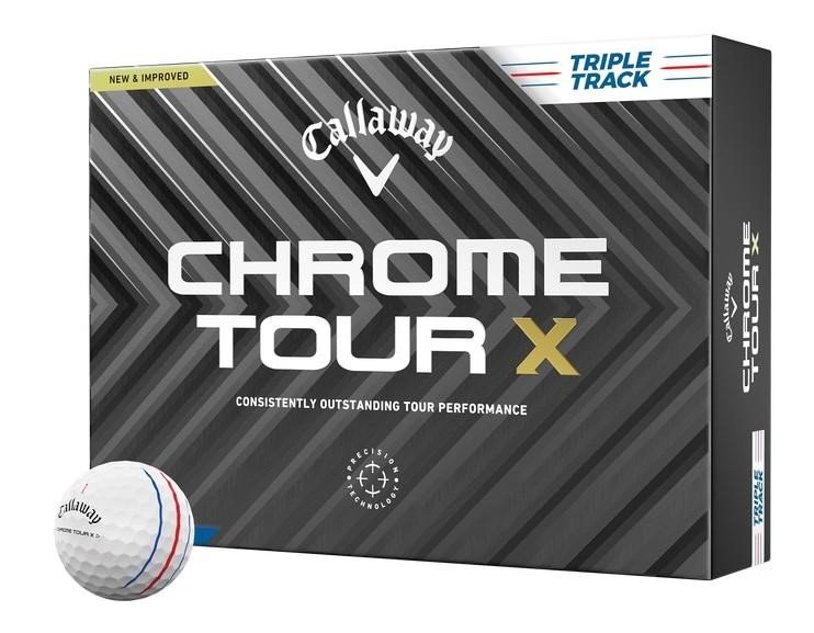 Callaway Chrome Tour X Triple Track golfové míčky