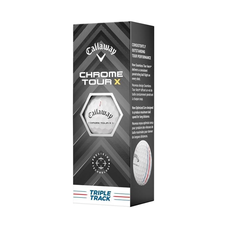 Callaway Chrome Tour X Triple Track golfové míčky