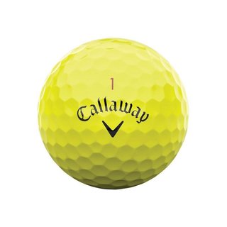 Callaway Chrome Tour X golfové míčky, žluté