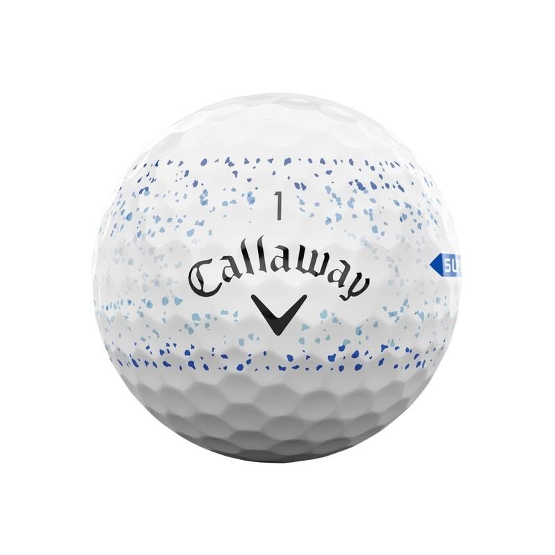Callaway Supersoft Splatter 360 Blue golfové míčky