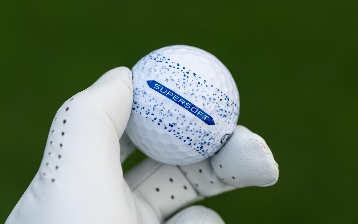 Callaway Supersoft Splatter 360 Blue golfové míčky