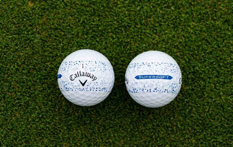 Callaway Supersoft Splatter 360 Blue golfové míčky
