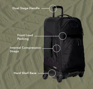 Ogio Renegade 26" 4-Wheel Travel 52L cestovní taška, navy abyss
