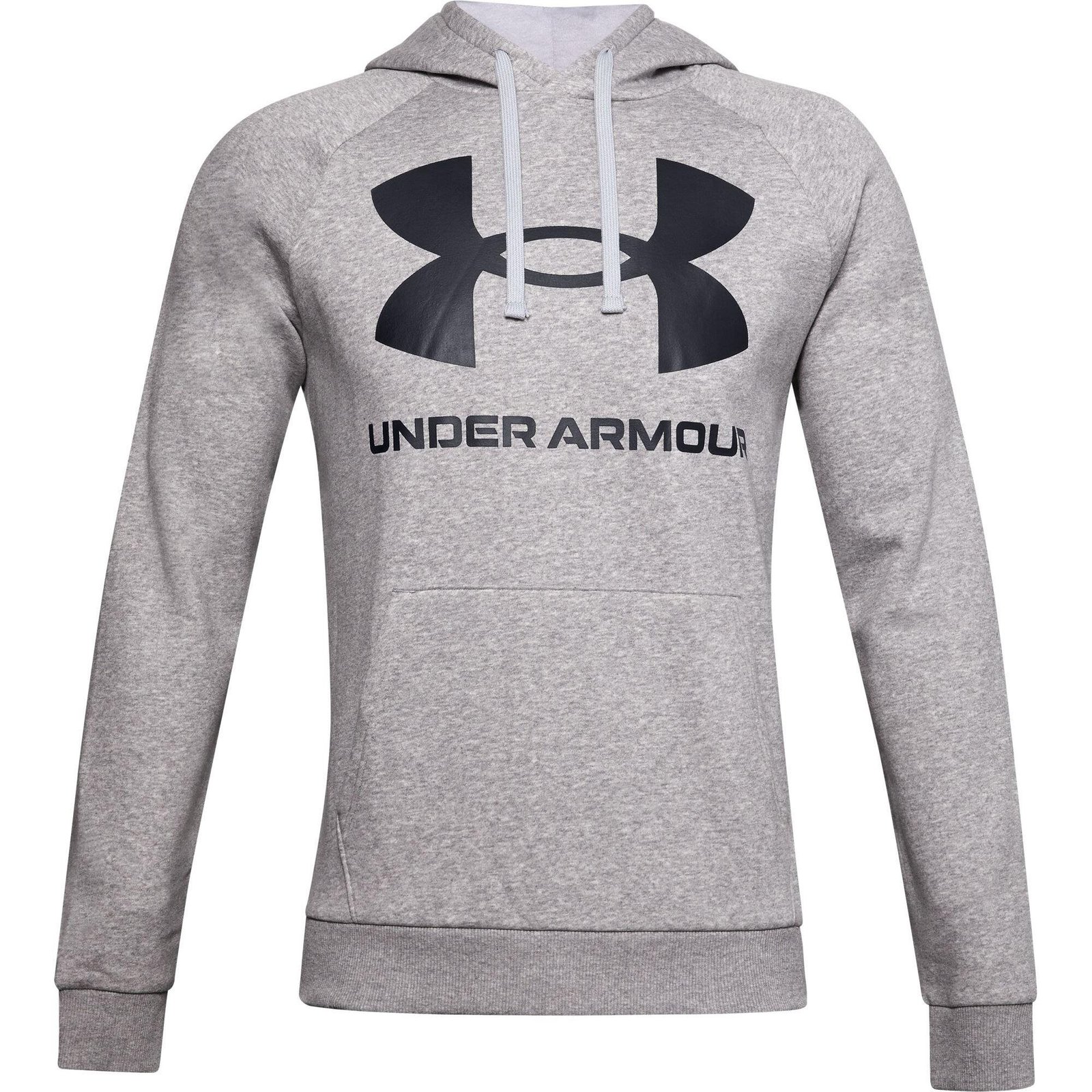 Under Armour Rival Fleece Big Logo Hoodie pánská mikina, šedá