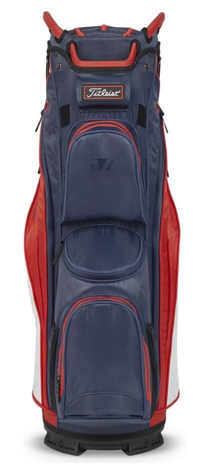 Titleist 14 StaDry cart bag, modro/červeno/bílý