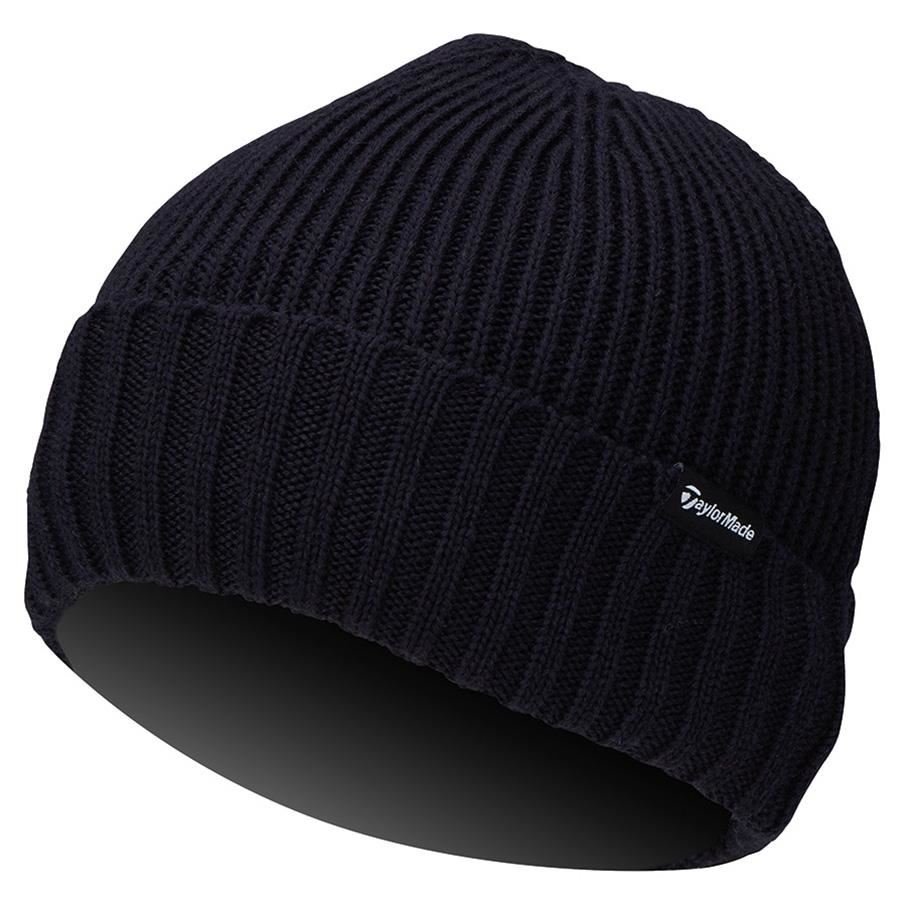 TaylorMade Ribbed Knit pánská zimní čepice, modrá