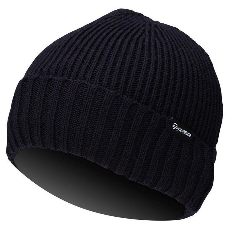 TaylorMade Ribbed Knit pánská zimní čepice, modrá