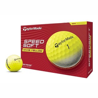 TaylorMade SpeedSoft golfové míčky, žluté