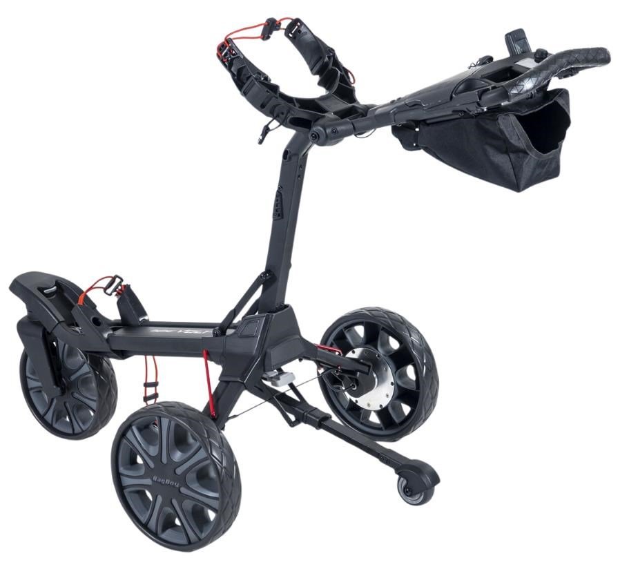 BagBoy Volt elektrický golfový vozík, černo/červený