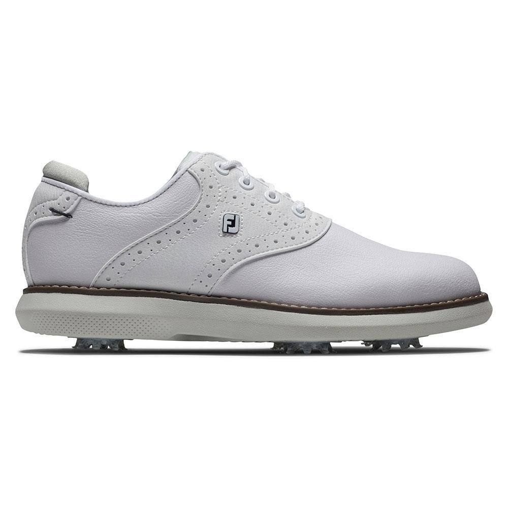 FootJoy Traditions junior golfové boty, bílo/šedé