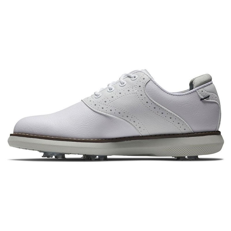 FootJoy Traditions junior golfové boty, bílo/šedé