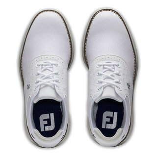 FootJoy Traditions junior golfové boty, bílo/šedé
