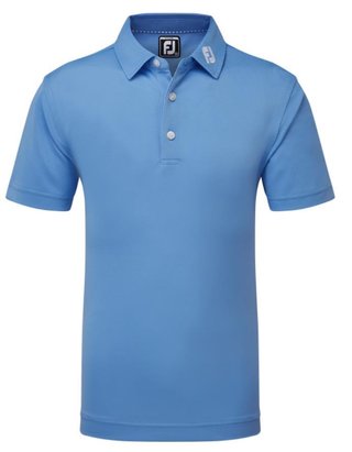 Footjoy Stretch Pique Solid dětské polo, modré