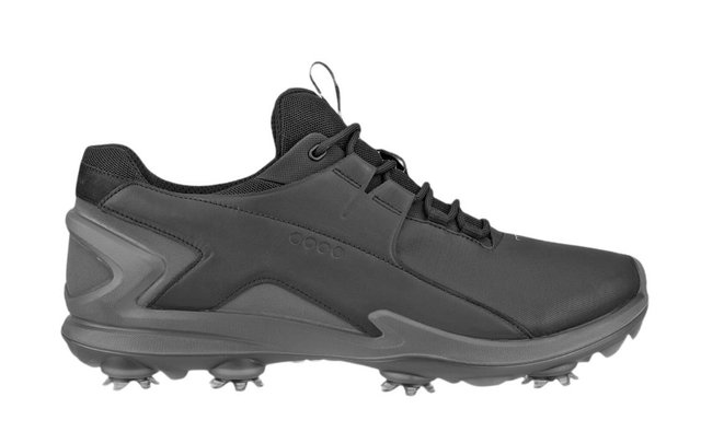 Ecco Biom Tour pánské kožené golfové voděodolné boty, černé