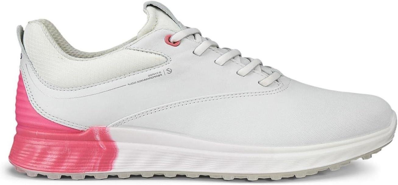 Ecco S-Three dámské golfové boty, bílo/růžové