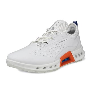 Ecco Biom C4 pánské kožené Gore-Tex golfové boty, bílé