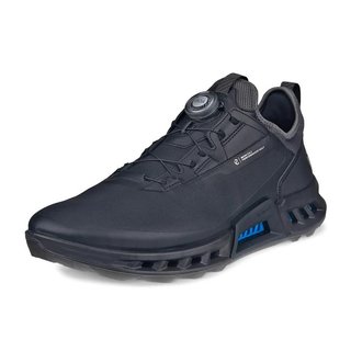 Ecco Biom C4 Boa pánské kožené Gore-Tex golfové boty, černé