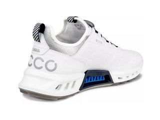 Ecco Biom C4 Boa pánské kožené Gore-Tex golfové boty, bílé
