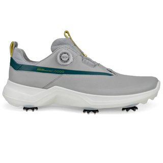 Ecco Biom G5 Boa pánské kožené Gore-Tex golfové boty, šedé