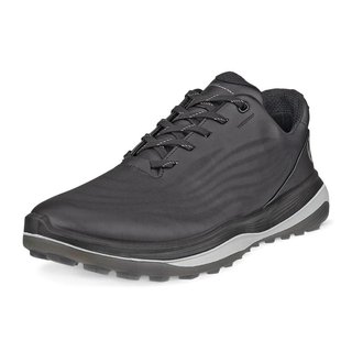 Ecco LT1 pánské kožené golfové voděodolné boty, černé