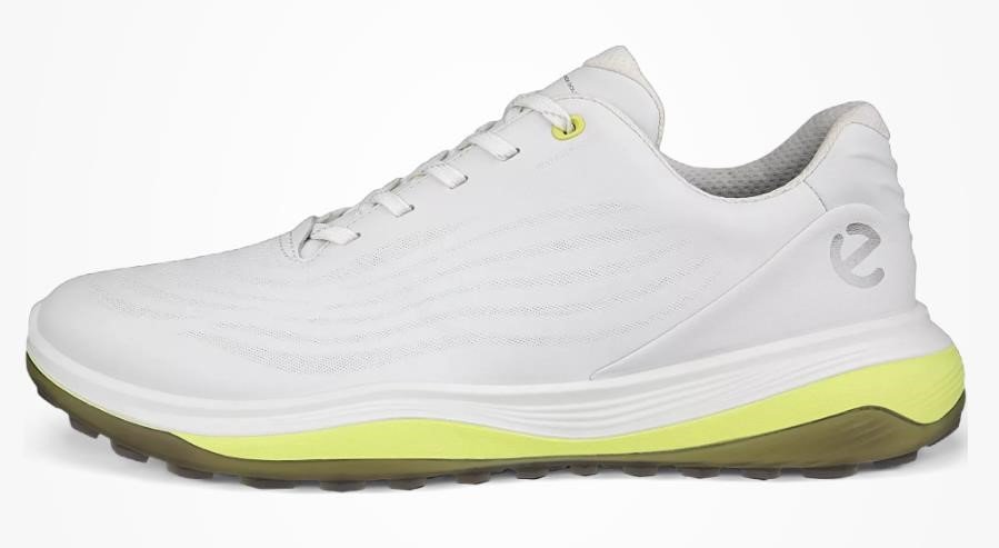 Ecco Lt1 pánské kožené golfové voděodolné boty, bílé