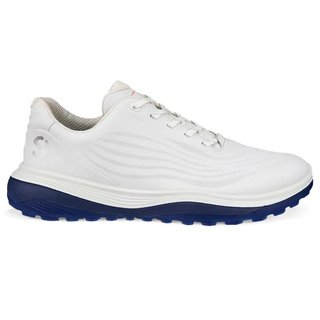 Ecco LT1 pánské kožené golfové voděodolné boty, bílé