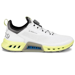 Ecco Biom C4 Boa pánské kožené Gore-Tex golfové boty, bílé