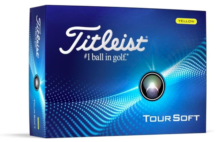 Titleist Tour Soft golfové míčky, žluté