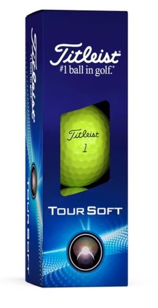 Titleist Tour Soft golfové míčky, žluté