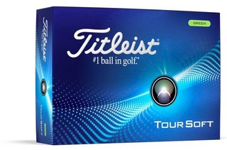 Titleist Tour Soft golfové míčky, zelené